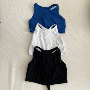 Set of three aerie sports bras